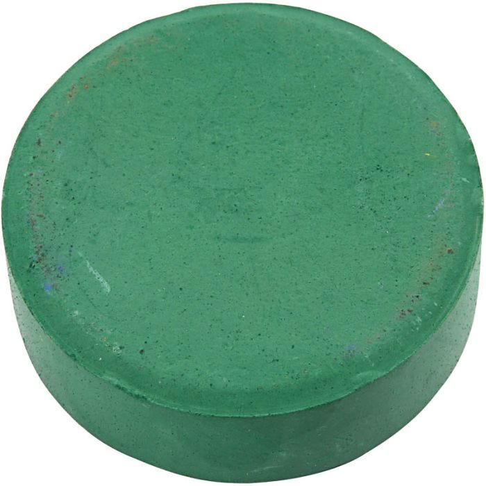 Vannfarger, H: 19 mm, dia. 57 mm, mørk grønn, 6 stk./ 1 pk.