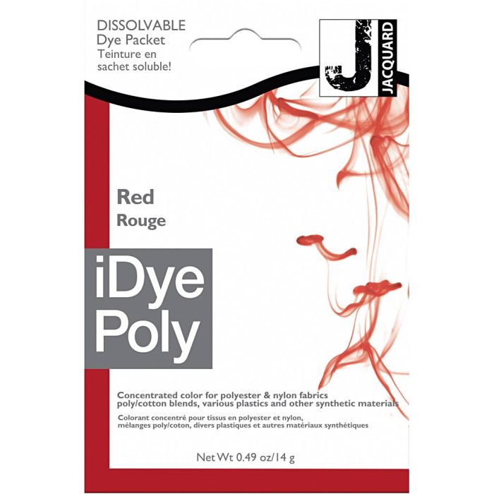 iDye Poly, rød, 14 g/ 1 pk.