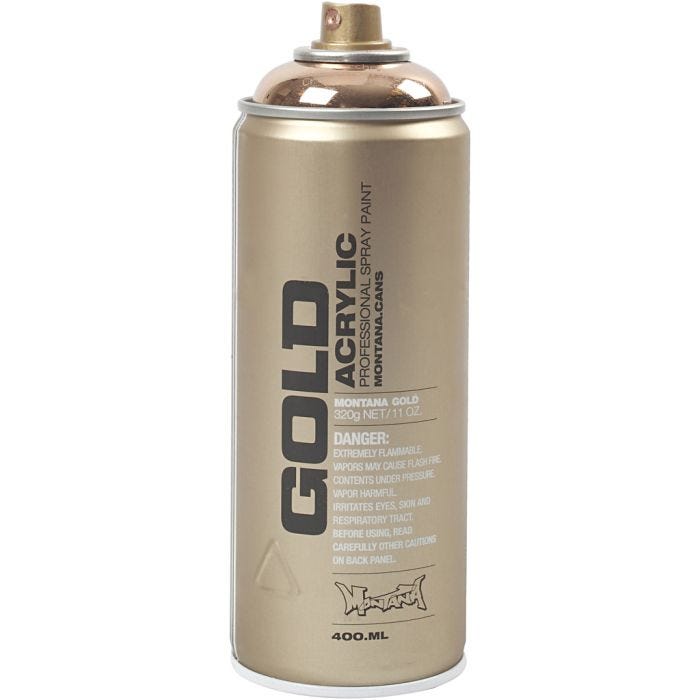 Spraymaling, kobber, 400 ml/ 1 boks