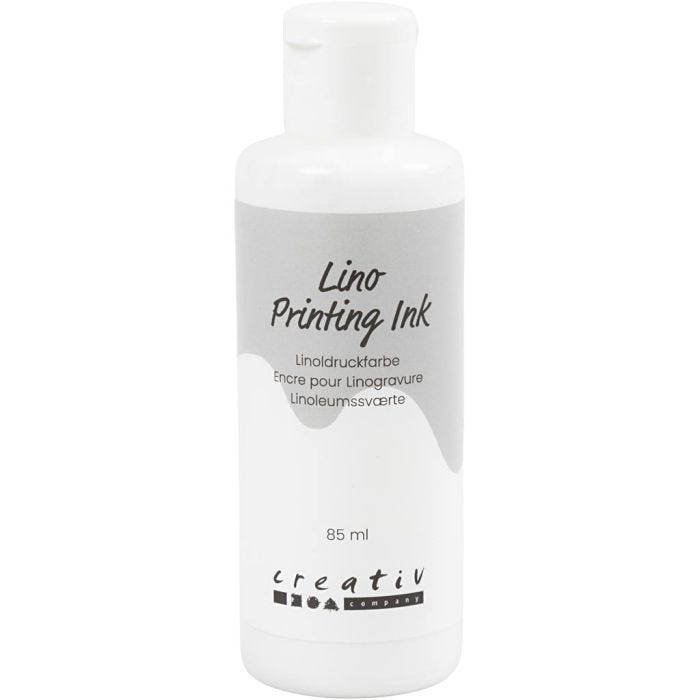 Linoleumsmaling, hvit, 85 ml/ 1 fl.