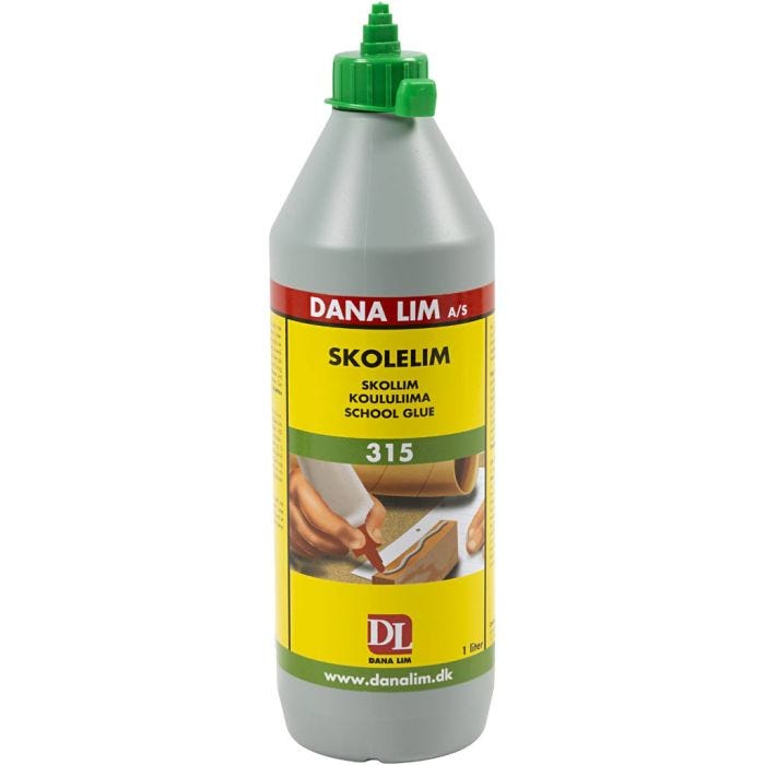 Skolelim, 1l/ 1 fl.