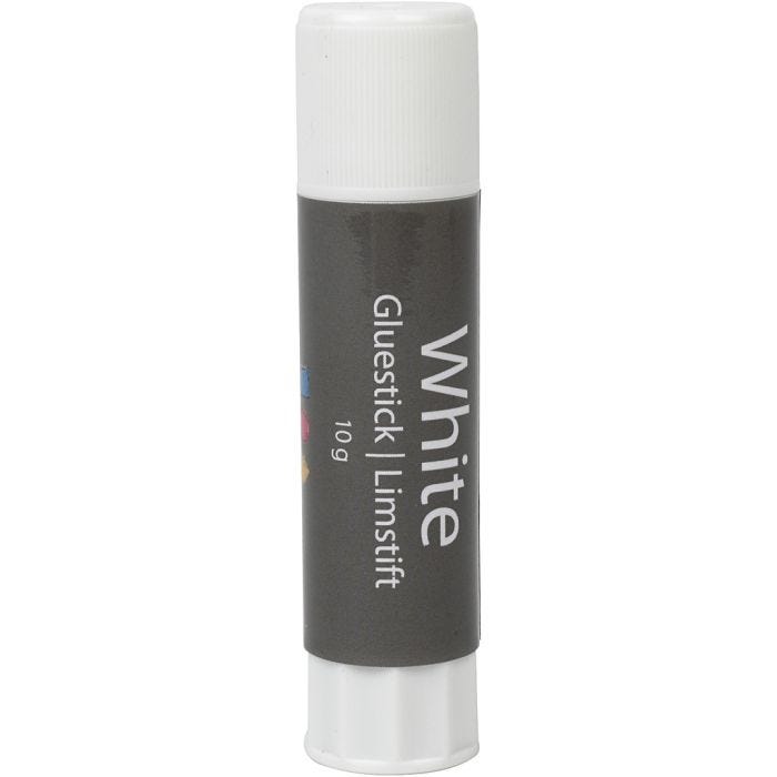 White limstift, rund, 10 g, 1 stk.
