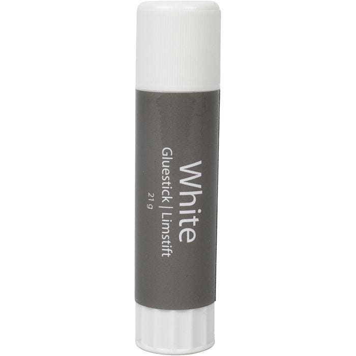 White limstift, rund, 21 g, 1 stk.