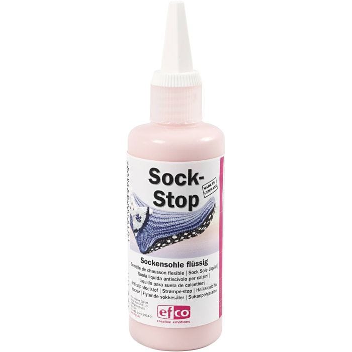 Sock-stop, lys rød, 100 ml/ 1 fl.