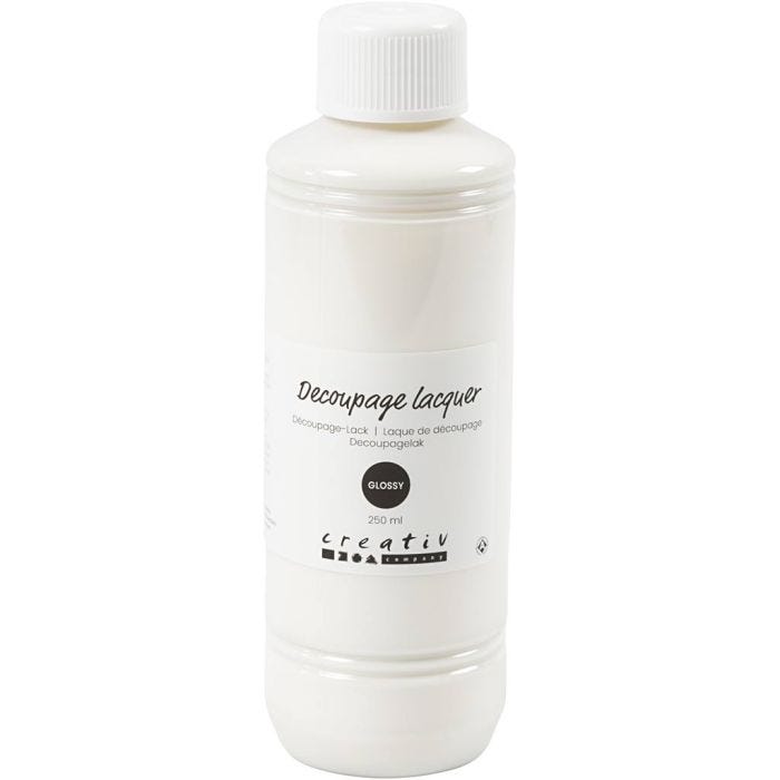 Decoupagelakk, blank, 250 ml/ 1 fl.