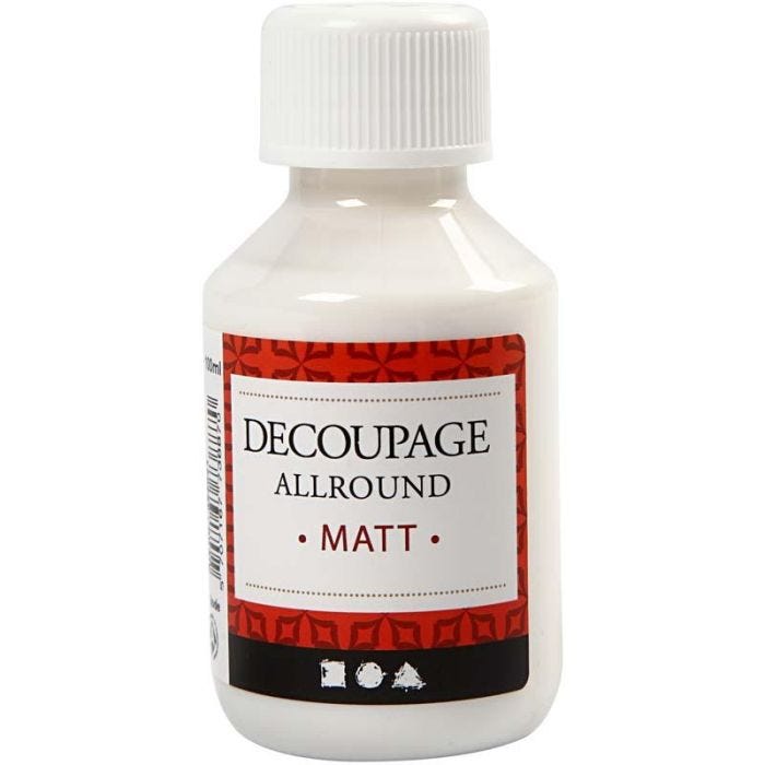 Decoupagelakk, matt, 100 ml/ 1 fl.