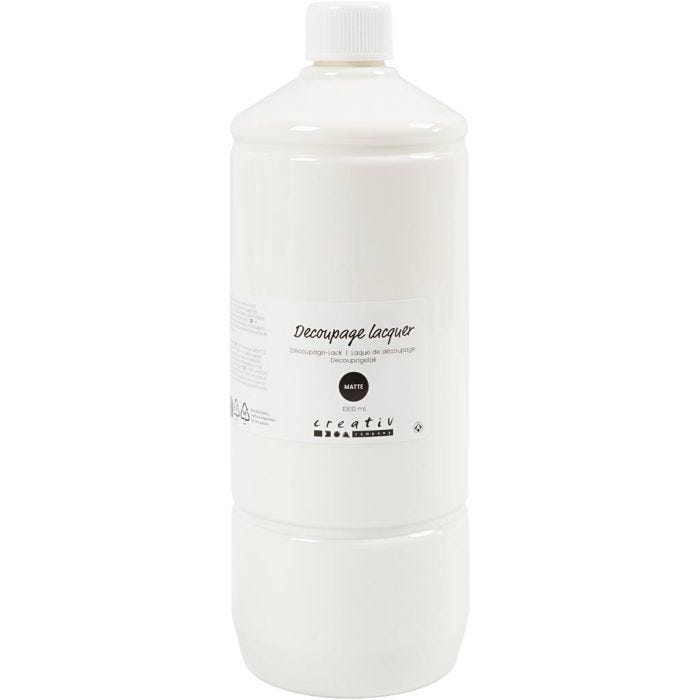 Decoupagelakk, matt, 1000 ml/ 1 fl.