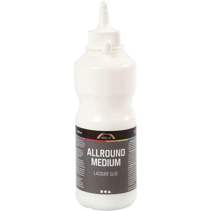 Allround medium limlakk, 500 ml/ 1 fl.