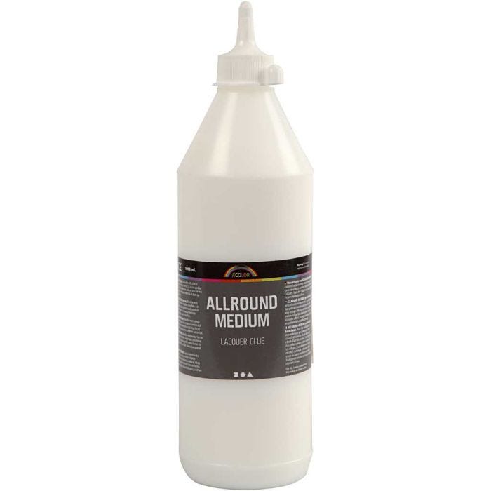 Allround medium limlakk, 1000 ml/ 1 fl.