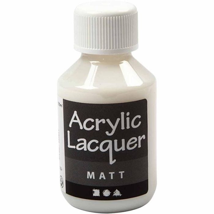 Akryllakk, matt, 100 ml/ 1 fl.