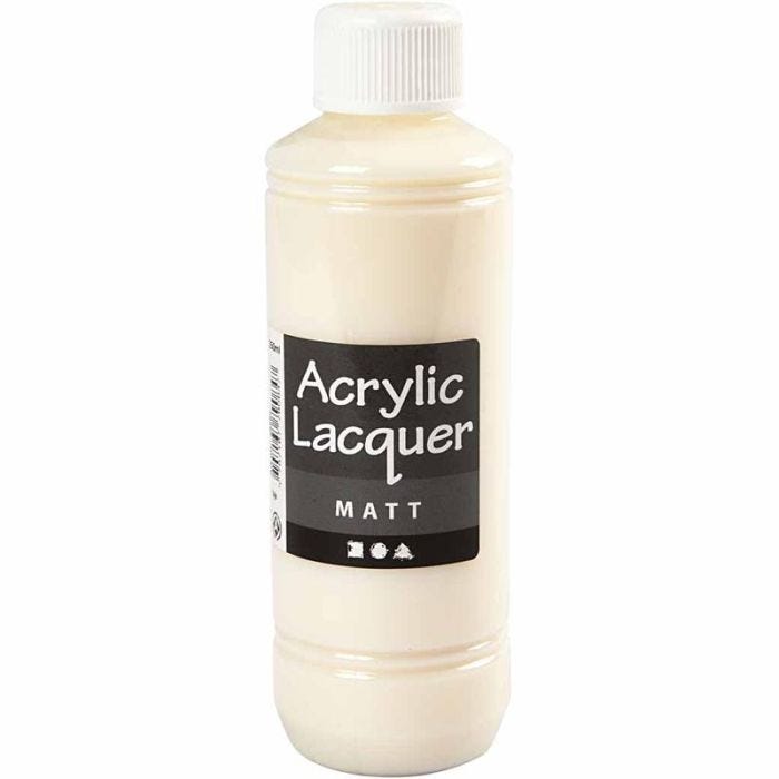 Akryllakk, matt, 250ml/ 1 fl.
