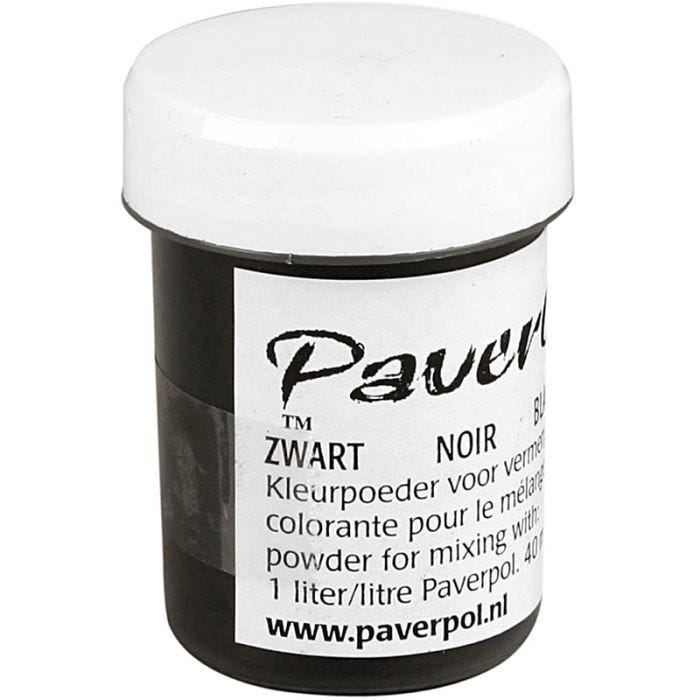 Paver Color, svart, 40 ml/ 1 boks