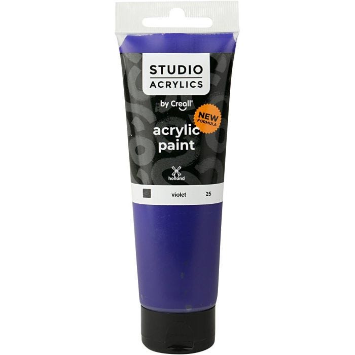 Creall Studio Akrylmaling, dekkende, violet, 120 ml/ 1 fl.