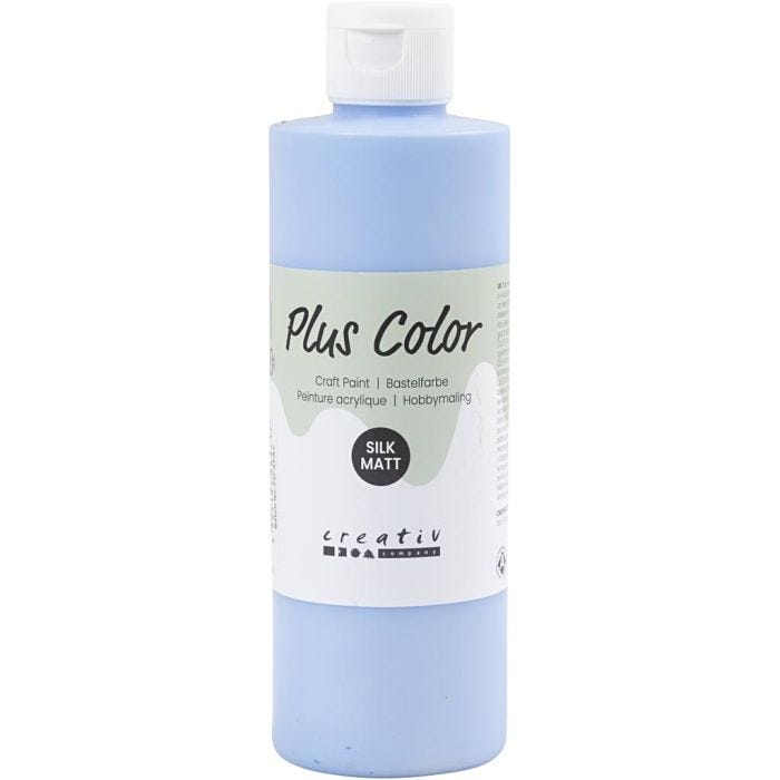 Plus Color Hobbymaling, himmelblå, 250 ml/ 1 fl.