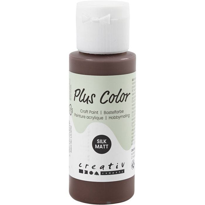 Plus Color Hobbymaling, chocolate, 60 ml/ 1 fl.