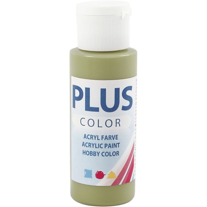 Plus Color Hobbymaling, eukalyptus, 60 ml/ 1 fl.
