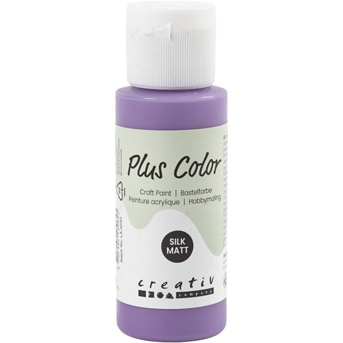 Plus Color Hobbymaling, mørk syrin, 60ml/ 1 fl.