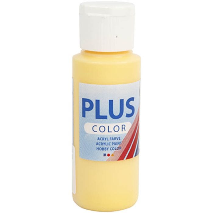 Plus Color Hobbymaling, krokusgul, 60 ml/ 1 fl.