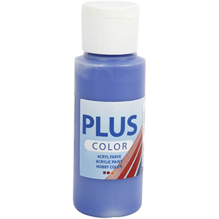 Plus Color Hobbymaling, ultra marine, 60 ml/ 1 fl.