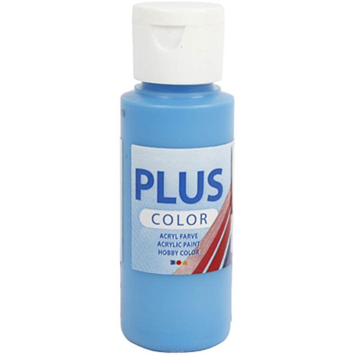 Plus Color Hobbymaling, havblå, 60 ml/ 1 fl.