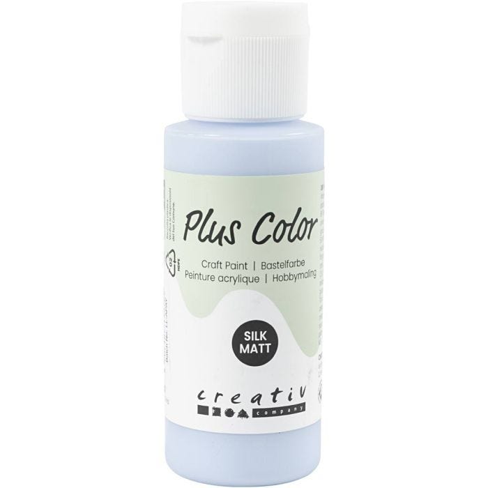 Plus Color Hobbymaling, lys blå, 60 ml/ 1 fl.