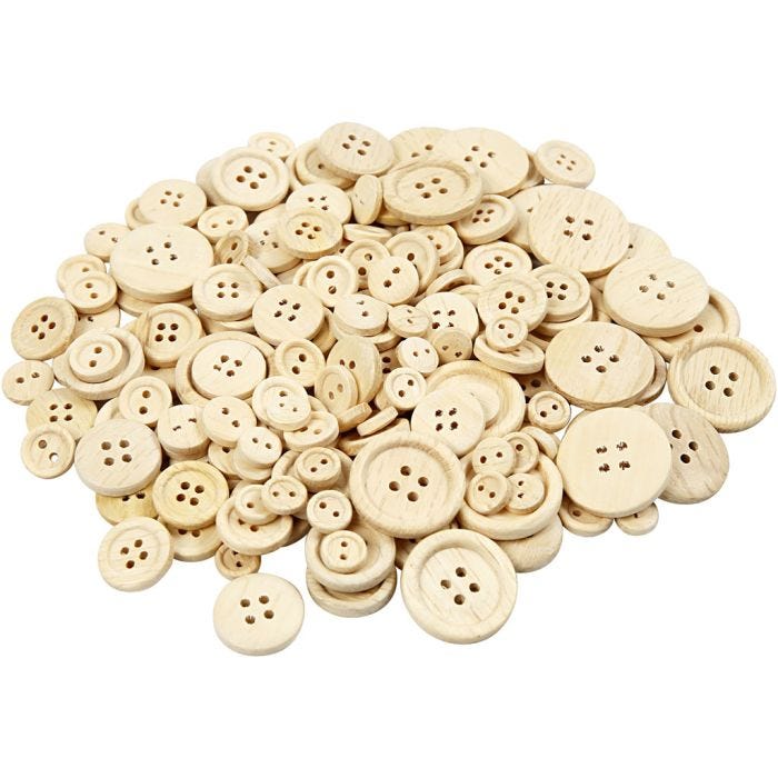 Treknapper, dia. 8+11+15+18+23 mm, 440 stk./ 1 pk.