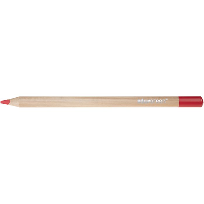 Edugreen Kraftige Fargeblyanter, mine 5 mm, rød, 10 stk./ 1 pk.