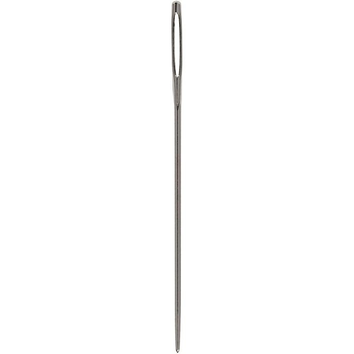 Broderinål, Øyemål 8 mm , nr. 20, L: 42 mm, uten spiss, 25 stk./ 1 pk.