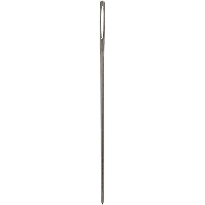 Broderinål, Øyemål 6 mm , nr. 24, L: 36 mm, uten spiss, 25 stk./ 1 pk.