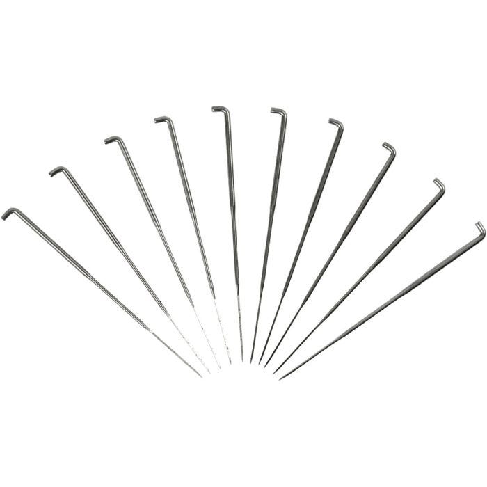 En filtenål, L: 7,5 cm, mellom, 10 stk./ 1 pk.