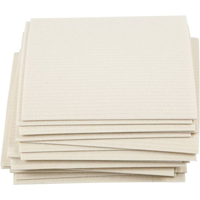 Oppvask klut, str. 17x19,5 cm, råhvit, 20 stk./ 1 pk.