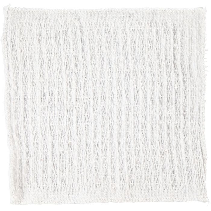 Golvklut/syklut, str. 24x26 cm, hvit, 12 stk./ 1 pk.