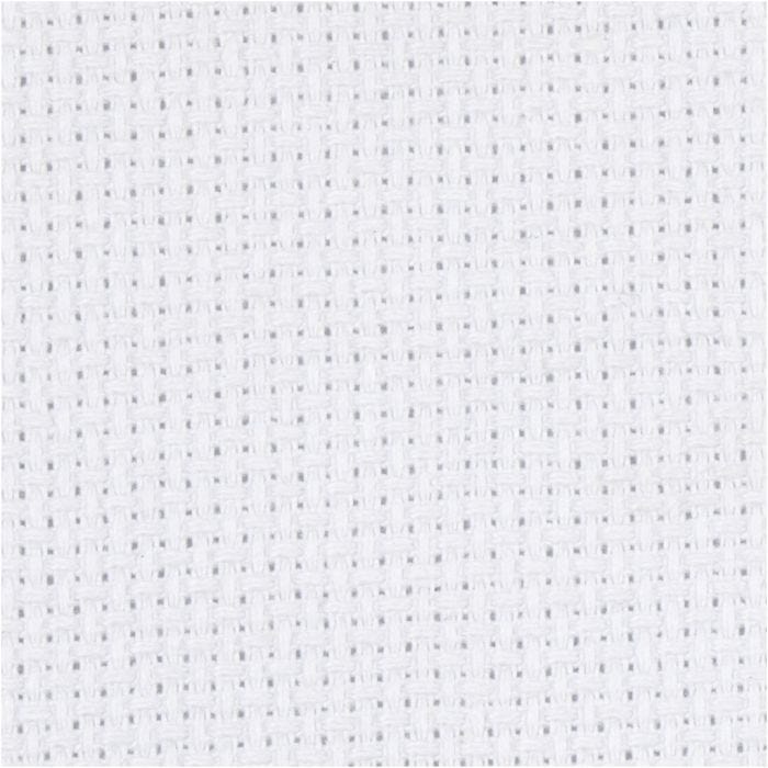 Aidastoff, B: 150 cm, 70 ruter pr. 10 cm, hvit, 3m/ 1 stk.