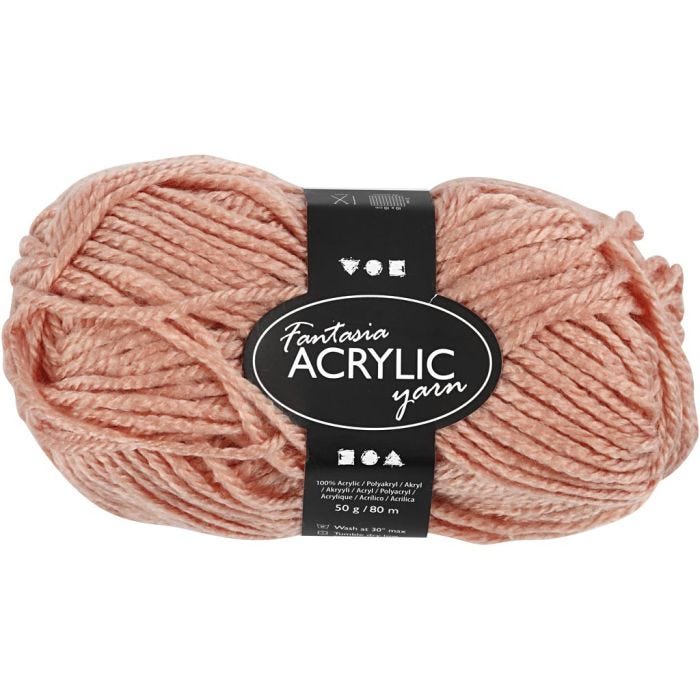 Fantasia Akrylgarn, 80 M, pulver, 50g/ 1 nst.