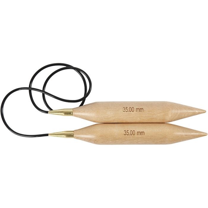 Rundpinne, 150 cm, 35 mm, 1 stk.