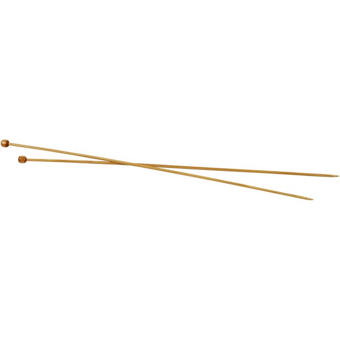 Strikkepinne, 35 cm, 3 mm, 1 par