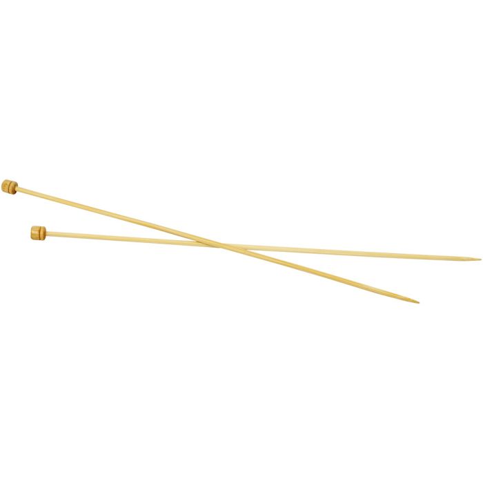 Strikkepinne, L: 35 cm, str. 4 mm, 1 par