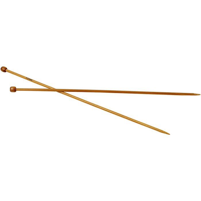 Strikkepinne, L: 35 cm, str. 5 mm, 1 par