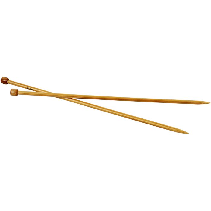 Strikkepinne, 35 cm, 7 mm, 1 par