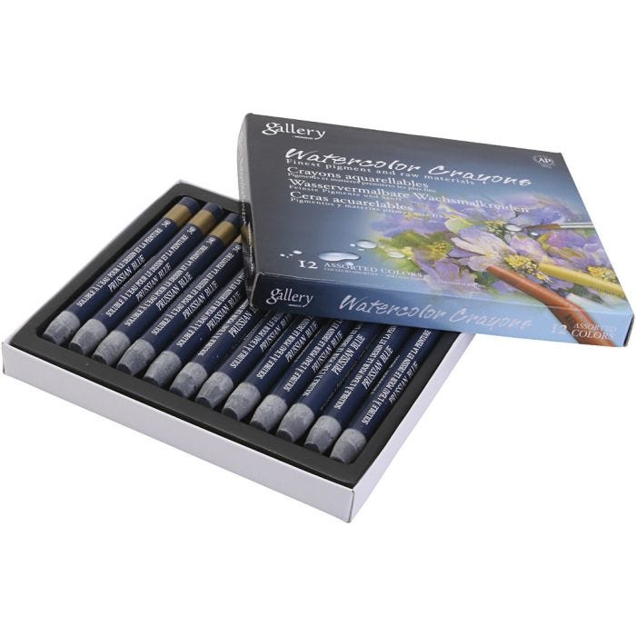 Gallery Akvarell, prussian blue (159), 12 stk./ 1 pk.