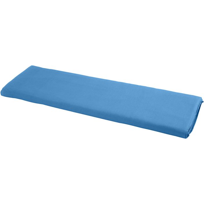 Stoff, B: 145 cm, 140 g, blå, 1 m