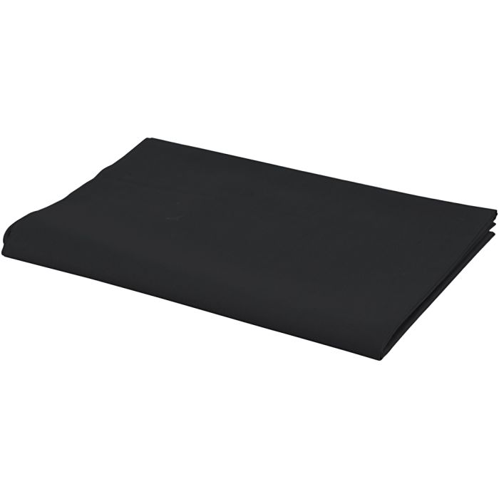 Stoff, B: 145 cm, 140 g, svart, 1 m