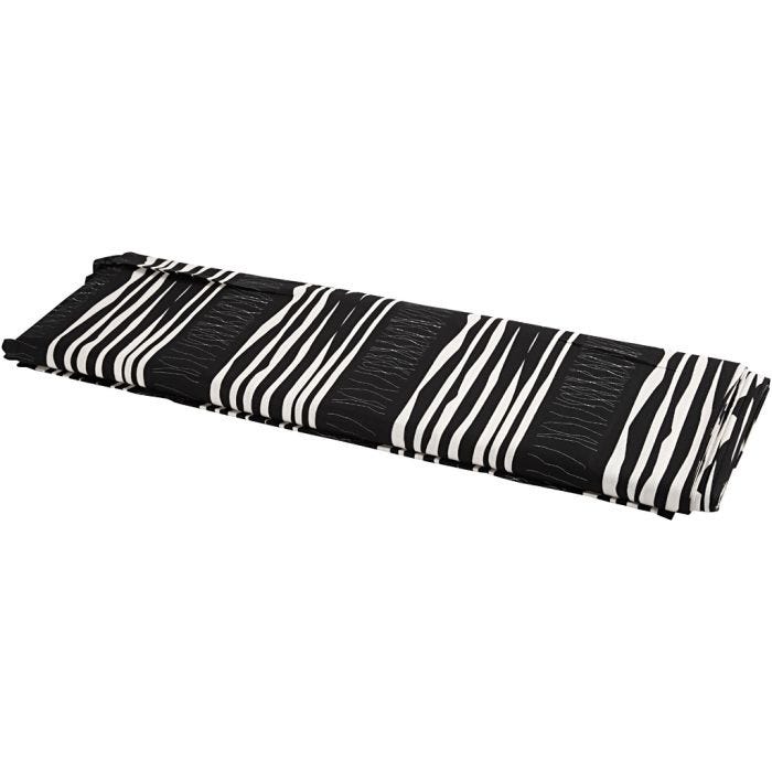 Stoff, B: 145 cm, 140 g, svart, 10m/ 1 rl.
