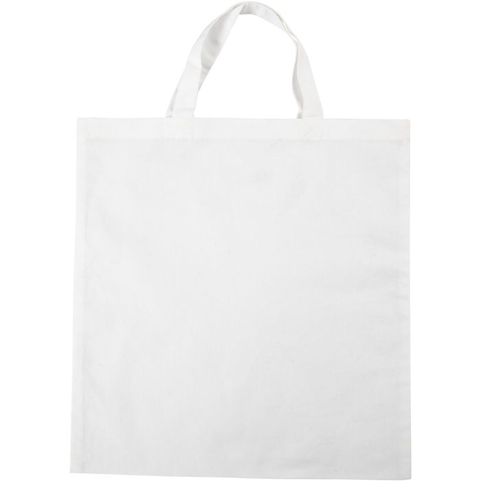 Mulepose, str. 38x42 cm, 130 g, hvit, 1 stk.