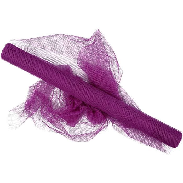 Tyll, B: 50 cm, lilla, 5 m/ 1 rl.
