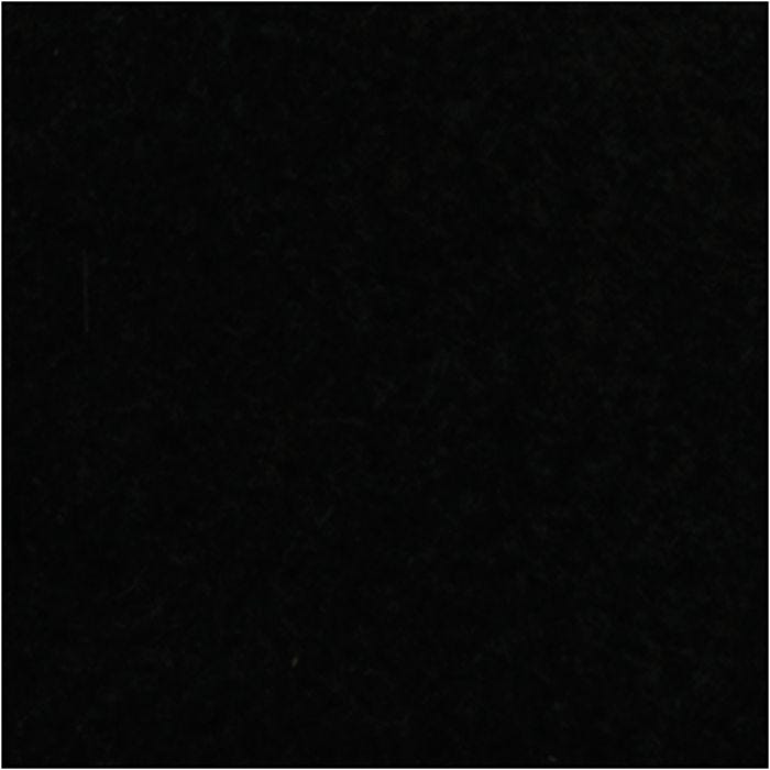 Fleece, L: 125 cm, B: 150 cm, 200 g, svart, 1 stk.