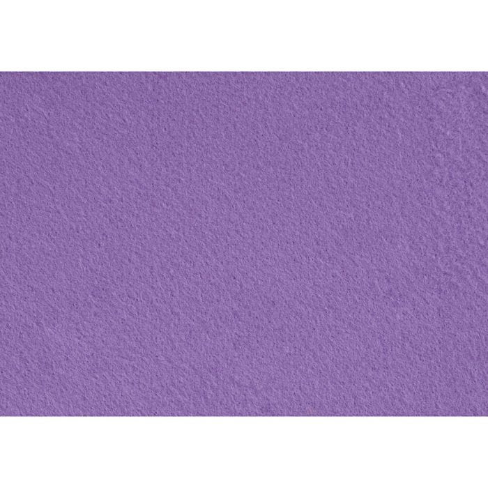 Hobbyfilt, A4, ark 210x297 mm, tykkelse 1,5-2 mm, lys lilla, 10 ark/ 1 pk.