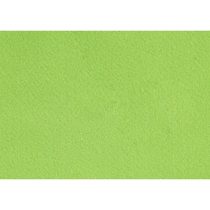 Hobbyfilt, A4, ark 210x297 mm, tykkelse 1,5-2 mm, lys grønn, 10 ark/ 1 pk.