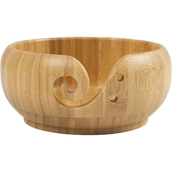 Garn Skål, H: 7,5 cm, dia. 15 cm, 1 stk.