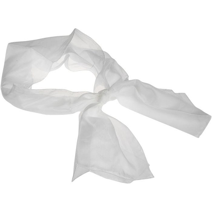 Silketørkle, str. 45x180 cm, Pongé 5, 22 g, 1 stk.